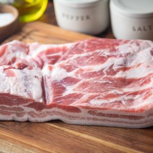 PORK - BELLY BONELESS RIND ON